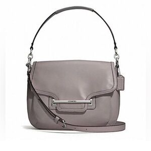 Coach Pebbled Leather Shoulder Bag in Heather /Lavender color. Gorgeous
